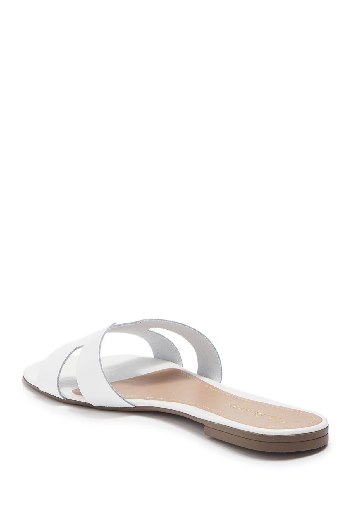 CL BY LAUNDRY Artist Leather Slide Sandal, Main, color, 