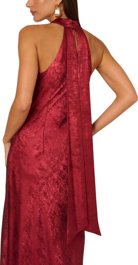 Foiled Trumpet Gown