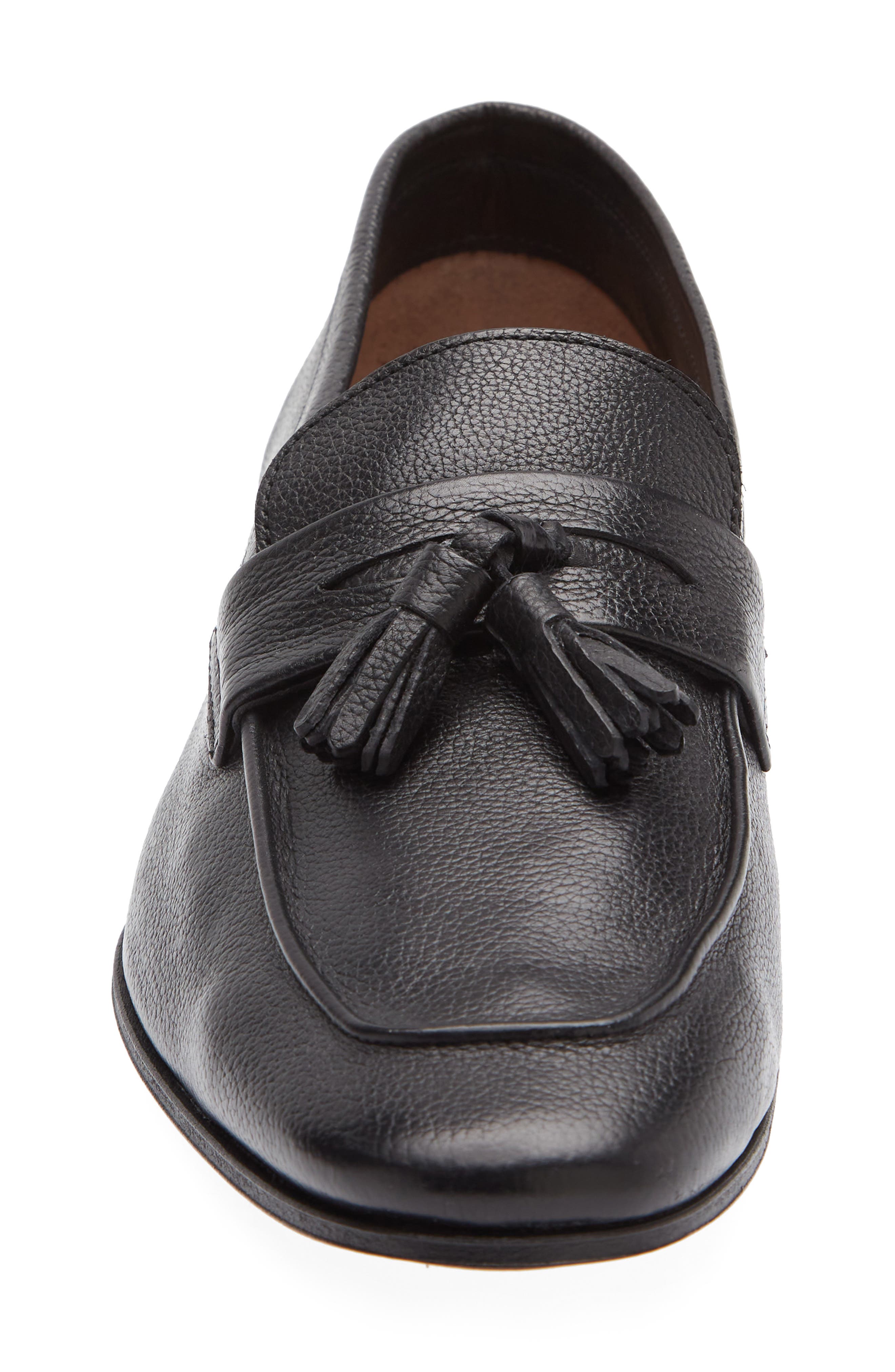 Guarda Tassel Loafer, Alternate, color, BLACK