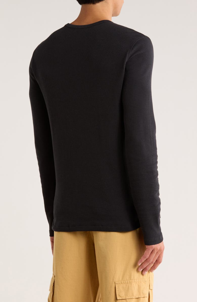 Junk Food NFL Steelers Classic Thermal Cotton Graphic T-Shirt, Alternate, color, True Black