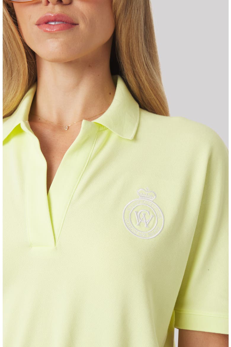 Megan Lifestyle Polo, Alternate, color, SUNNY LIME GREEN