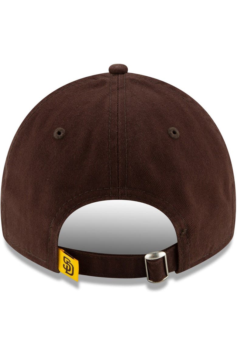 Men's New Era Brown San Diego Padres Replica Core Classic 9TWENTY Adjustable Hat, Alternate, color, Brown