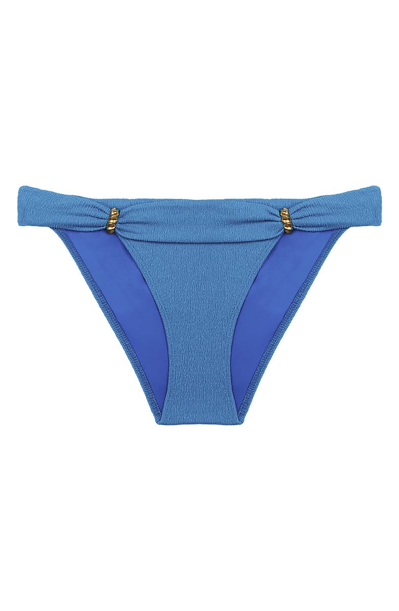 ViX Paula Hermanny Firenze Bia Tube Bikini Bottoms, Alternate, color, Blue