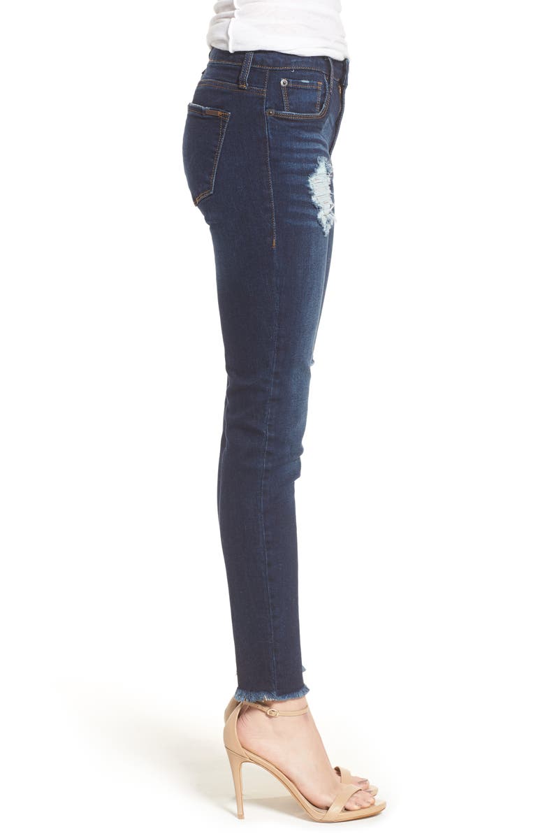 STS Blue Emma Frayed Hem Ankle Skinny Jeans, Alternate, color,