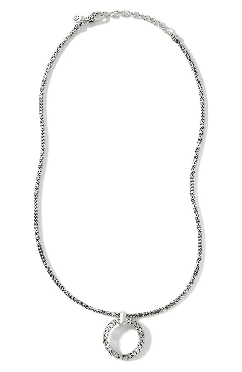 John Hardy Classic Chain Tiga Pendant Necklace, Main, color, 