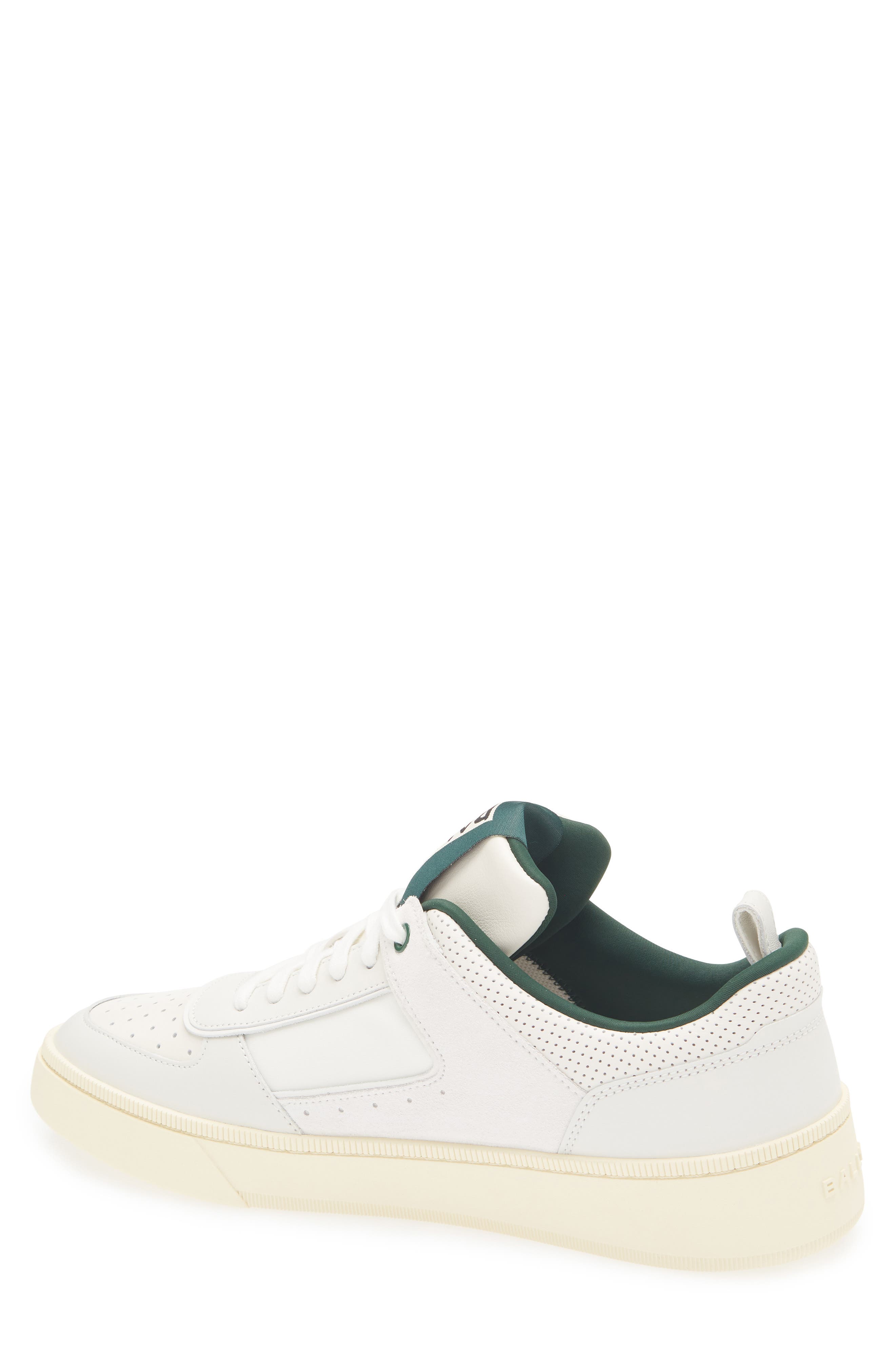Bally Riweira Low Top Sneaker, Alternate, color, White/ Kelly Green