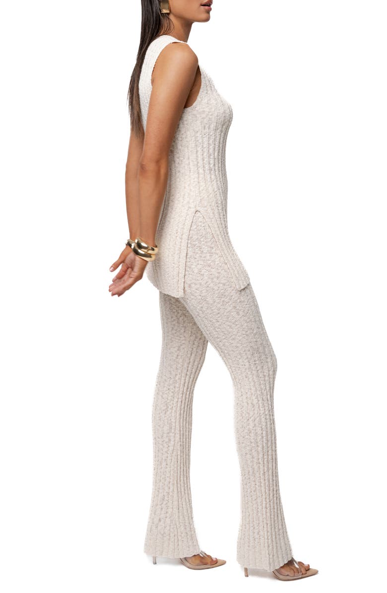 JLUXLABEL Kali Sleeveless Cable Knit Sweater, Alternate, color, Ivory