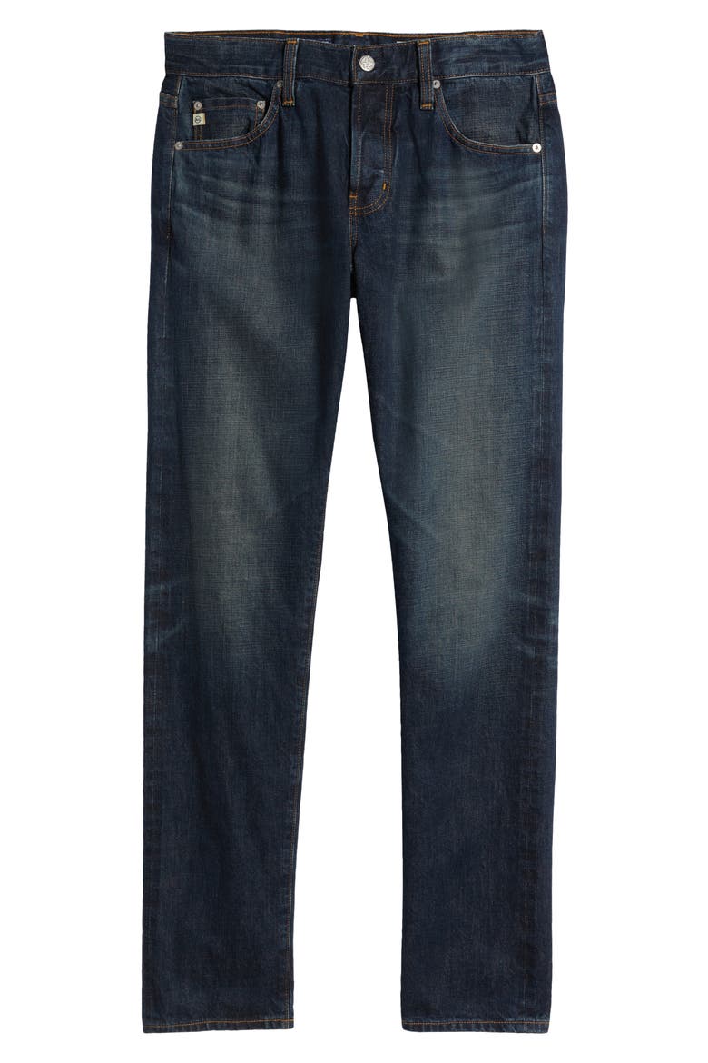 Tellis Slim Ikigai Rigid Red Line Selvedge Jeans, Alternate, color, 15 YEARS DOME