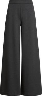 Caslon® High Waist Wide Leg Ponte Pants
