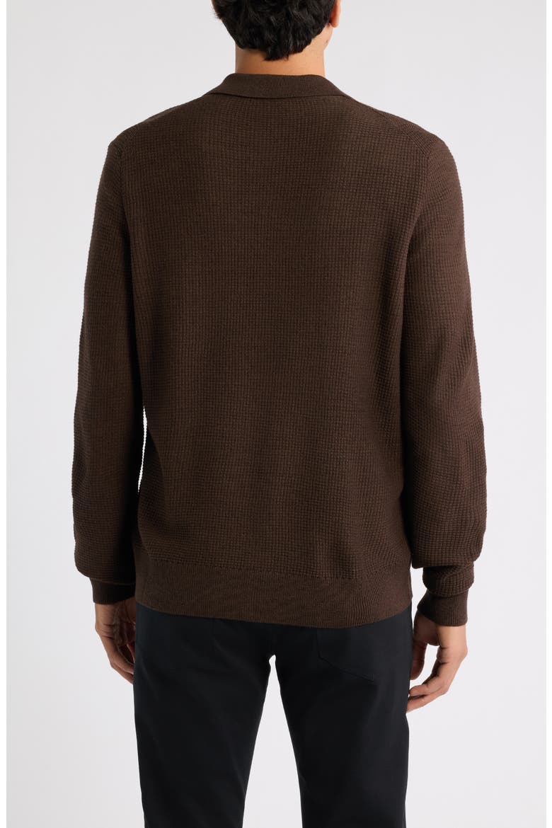 Lumile Button Cardigan, Alternate, color, DARK OAK