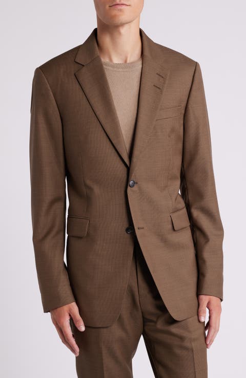 Justin Slim Fit Textured Wool Sport Coat