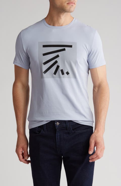 3D Abstract Graphic Print T-Shirt