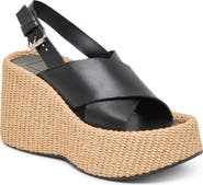 Dolce Vita Skylar Slingback Platform Wedge Sandal