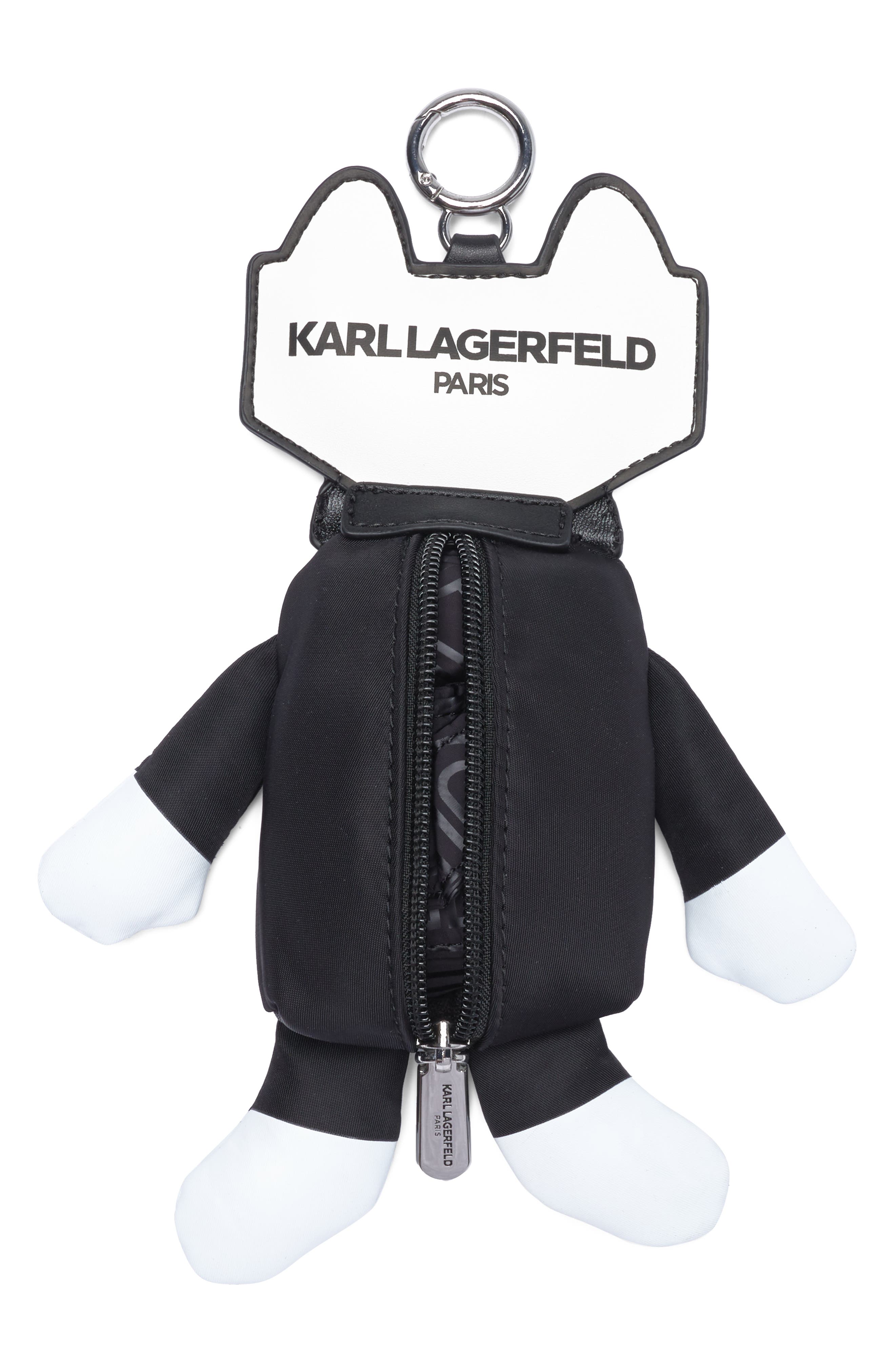 KARL LAGERFELD PARIS Amour Novelty Key Ring, Alternate, color, 