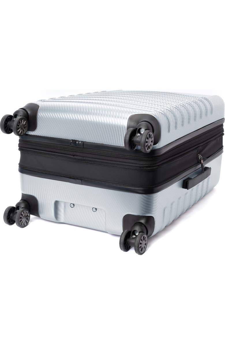 TRAVELPRO Rollmaster<sup>™</sup> Lite 24-Inch Expandable Hardside Spinner Luggage, Alternate, color, Silver Carbon Fiber