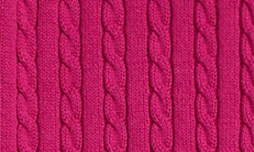 Polo Ralph Lauren Kids' Cable Knit Cardigan & Skirt Set In Red