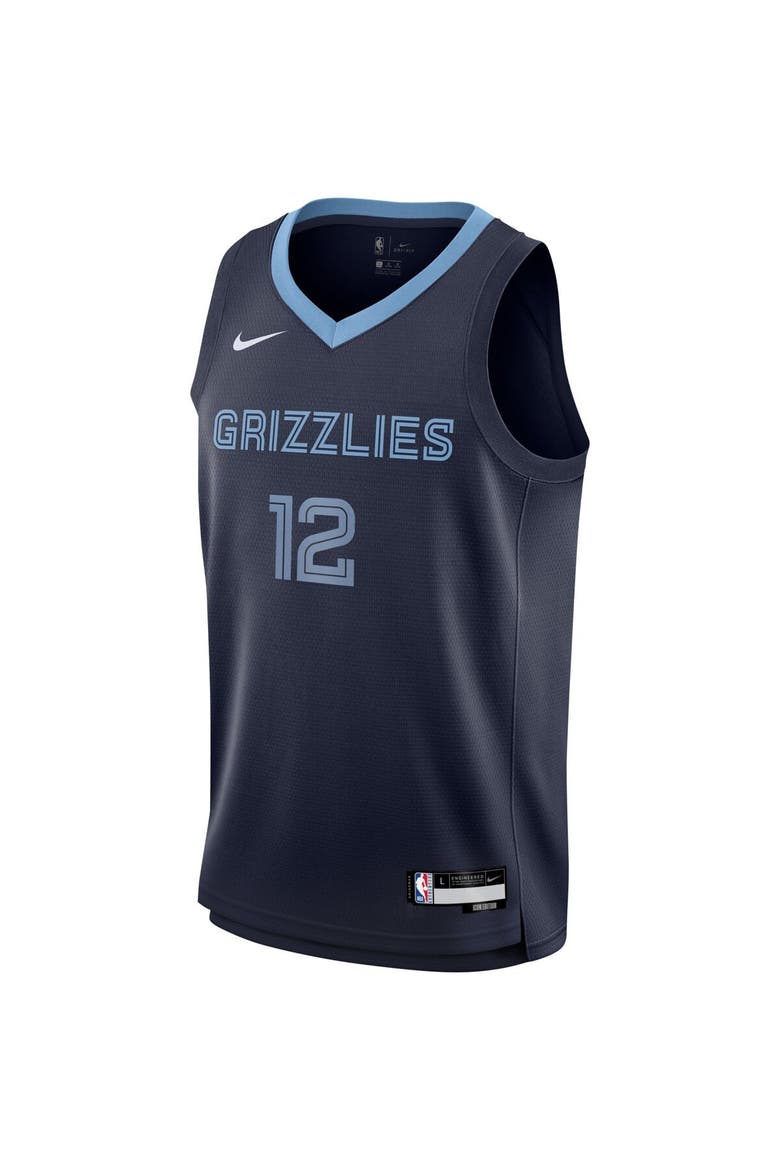 Youth Nike Ja Morant Navy Memphis Grizzlies Swingman Jersey - Icon Edition, Alternate, color, Navy