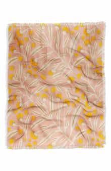 Deny Designs Alisa Galitsyna Berries Peach Throw Blanket