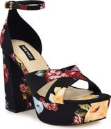 Nine West Vicky Ankle Strap Platform Sandal