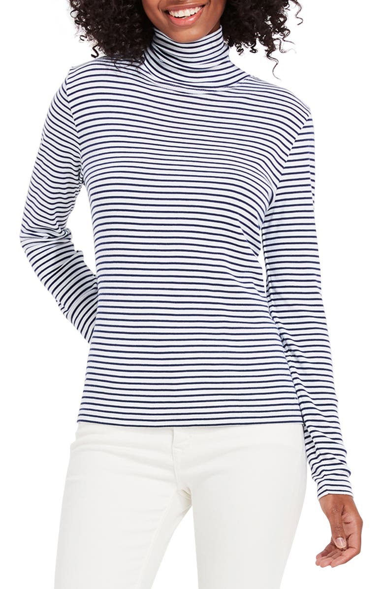 vineyard vines Simple Stripe Turtleneck, Main, color, 