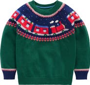 Mini Boden Kids' Fair Isle Sweater