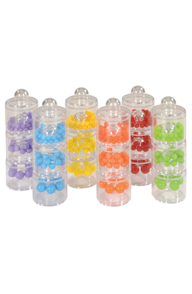 Kaplan Early Learning Company Sound and Sort Stackers - Set of 18, Alternate, color, 