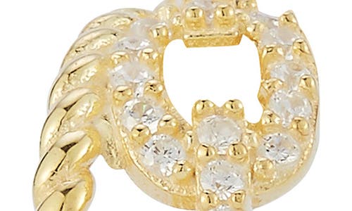Glaze Jewelry 14k Gold Plated Silver Link Hoop Earrings In Gold