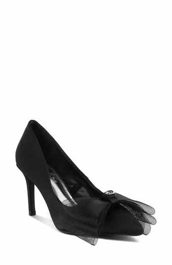 LONDON RAG Odette Crystal Embellished Bow Stiletto Pump