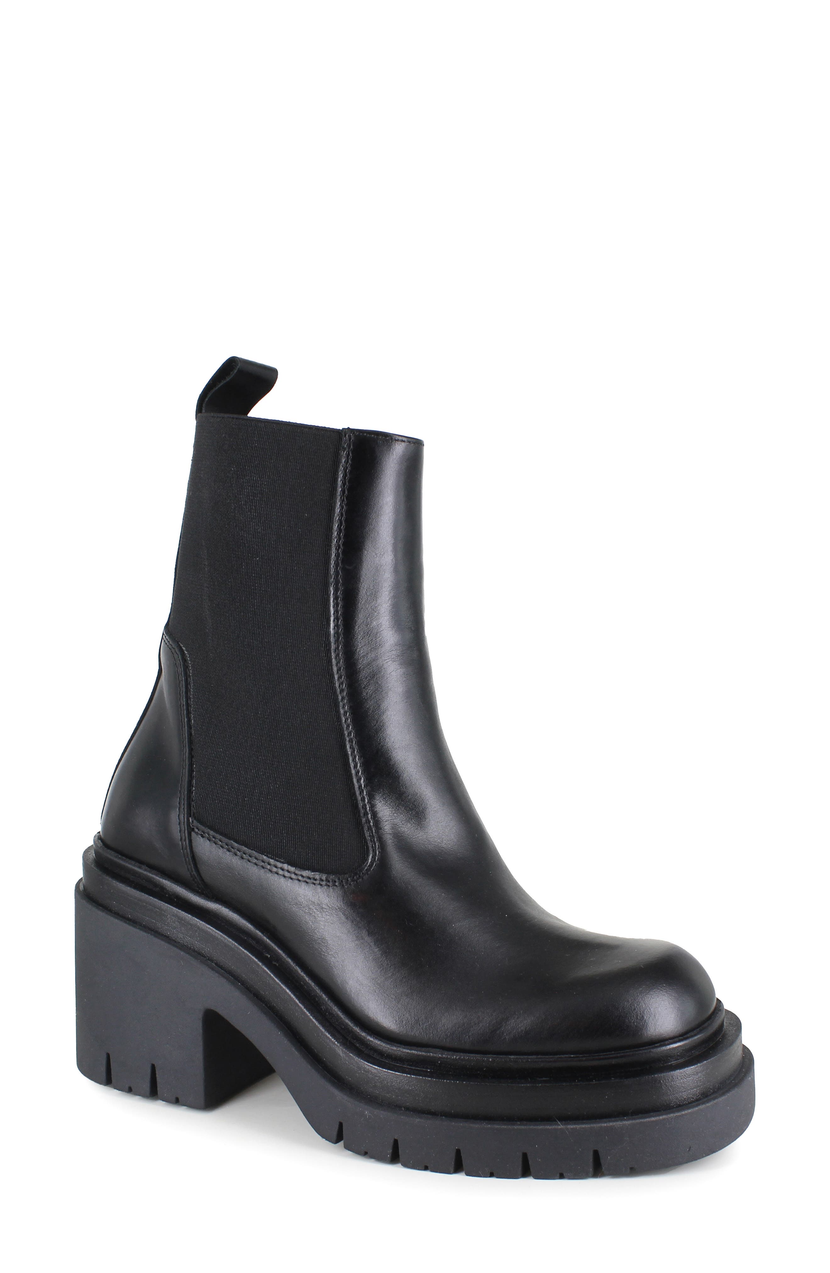 ZIGI Emery Chelsea Boot, Main, color, Black Leather