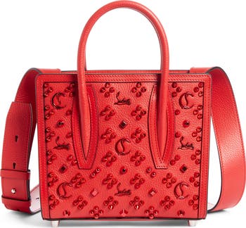 Christian Louboutin Mini Paloma Studded Calfskin Satchel Nordstrom