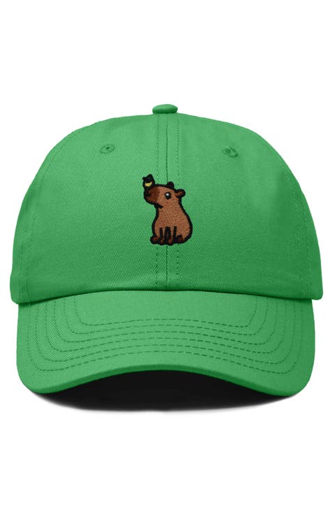 Capybara Embroidered Everyday Hat
