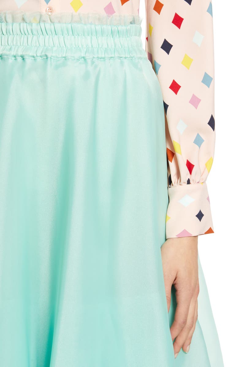 Halogen<sup>®</sup> x Atlantic-Pacific Full Organza Midi Skirt, Alternate, color, 