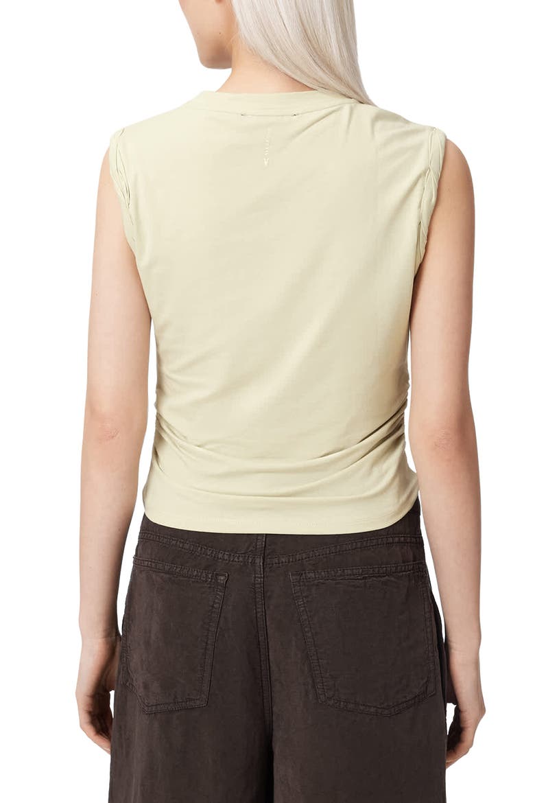 West Side Ruched Tank, Alternate, color, HAZE GREEN