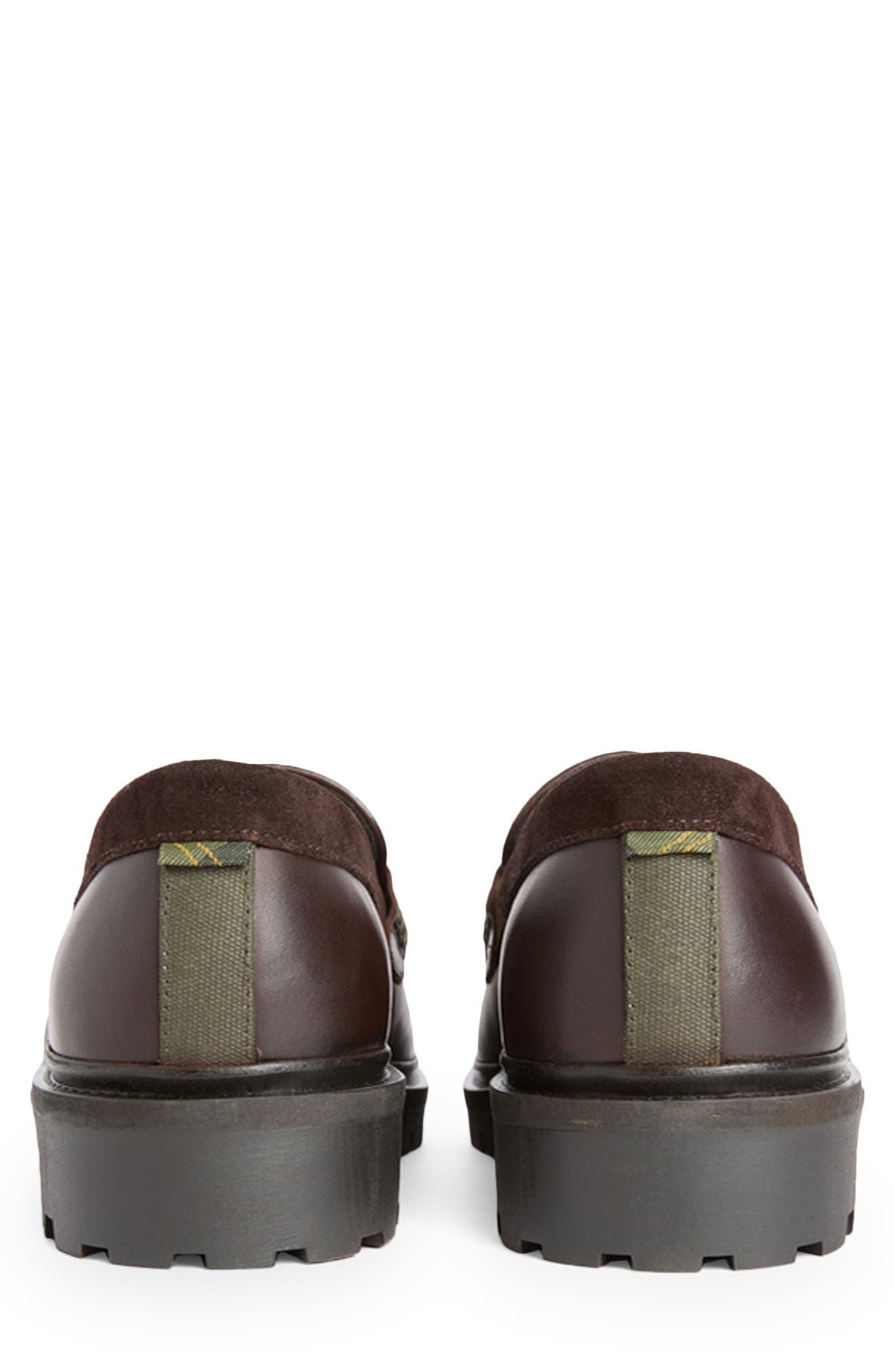 Croxton Leather Penny Loafer, Alternate, color, DARK BROWN
