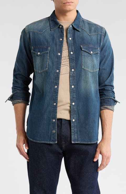 Aiden Western Denim Button-Up Shirt
