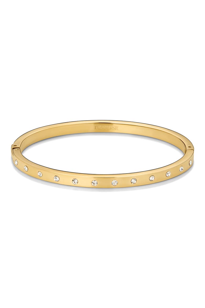 Eternity Slim Bangle, Main, color, GOLD