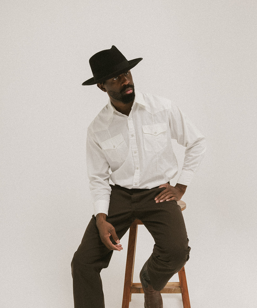 Two Roads Hat Co. Waterloo Fedora In Black