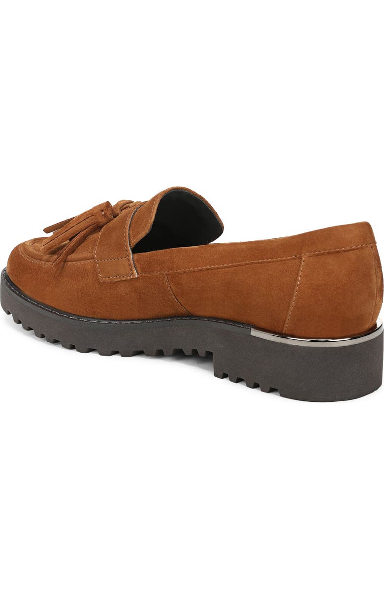 Franco Sarto Carolyn Tassel Loafer, Alternate, color, Saddle Brown