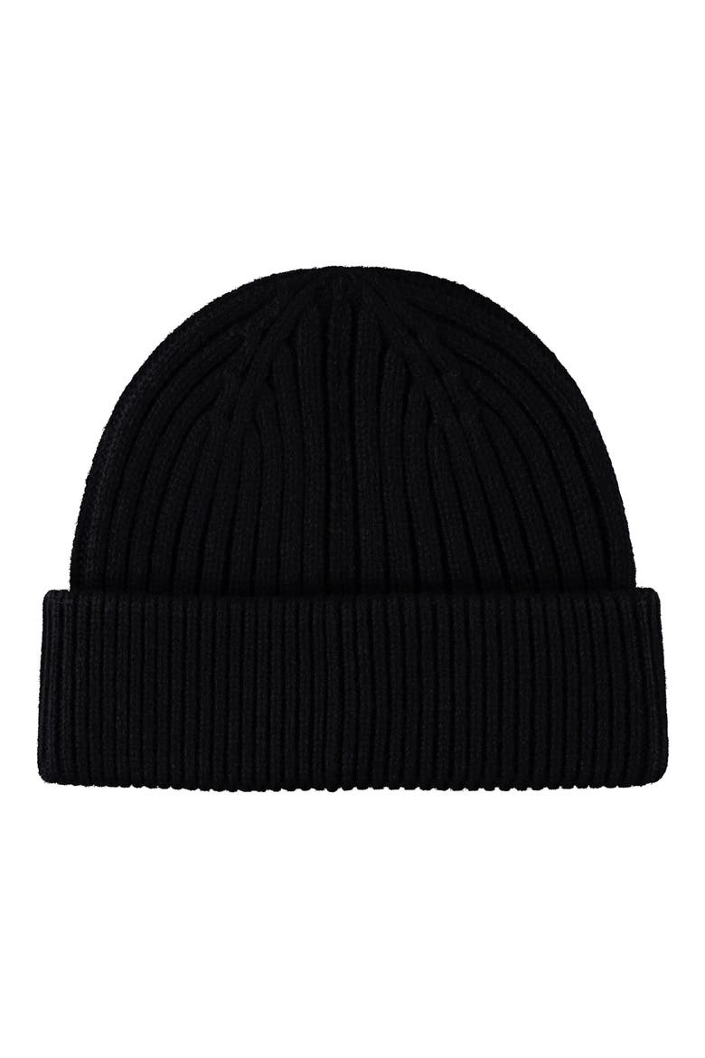 The Classic Logo Beanie, Main, color, BLACK