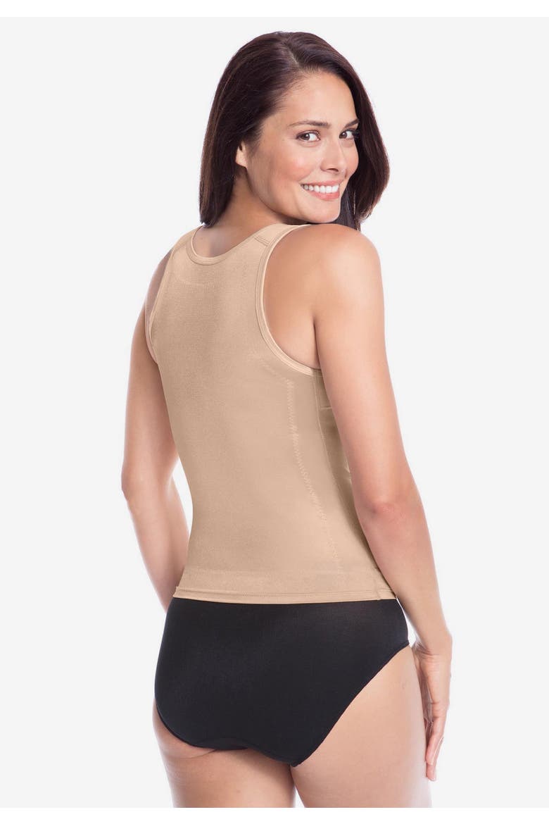 Power Shaper Firm Control Wear Your Own Bra Shaper Tank, Alternate, color, BLACK