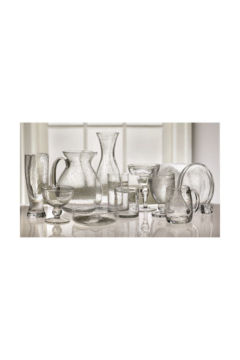 Bubble Glass Pitcher Clear Beverage Server for Everyday Use, Alternate, color, Clear