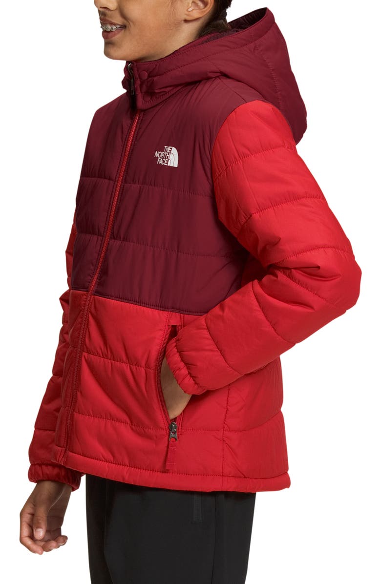 The North Face Kids' Mount Chimbo Water Repellent Reversible Hooded Jacket, Alternate, color, 