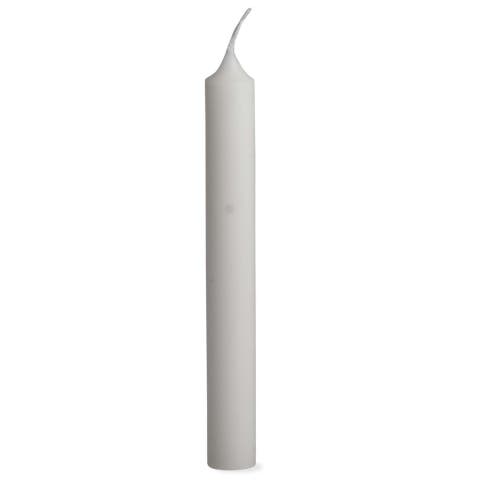 Classic White Taper Candle Straight Paraffin Wax 8 Inch