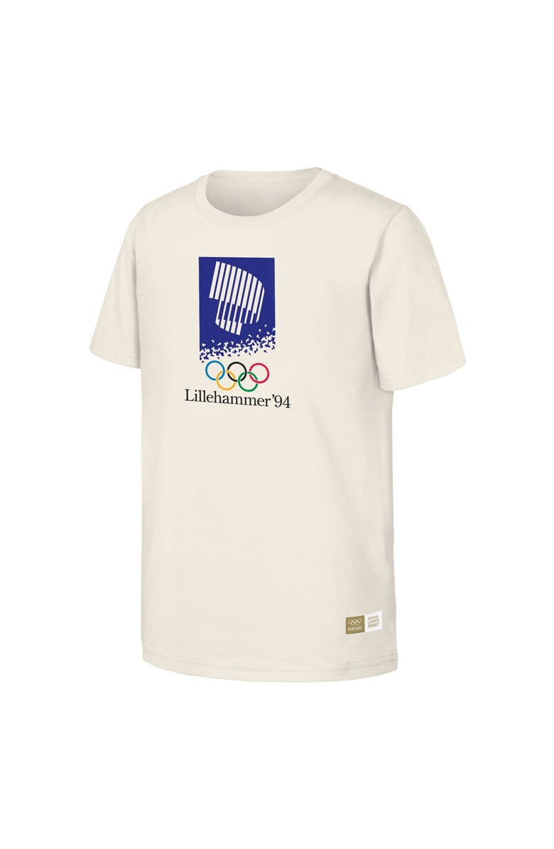 Outerstuff Men's  Natural 1994 Lillehammer Games Olympic Heritage T-Shirt, Alternate, color, 
