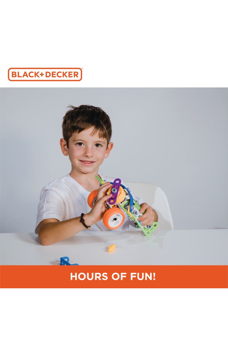 Black + Decker Constructor Airplane Set - 73 Pcs, Alternate, color, Multi-Colored
