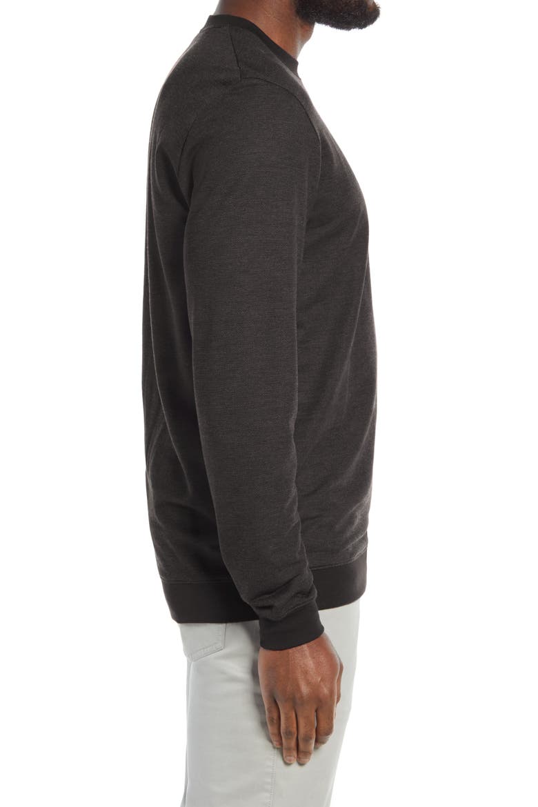 Carlin Pullover, Alternate, color, BLACK / GREY PINSTRIPE