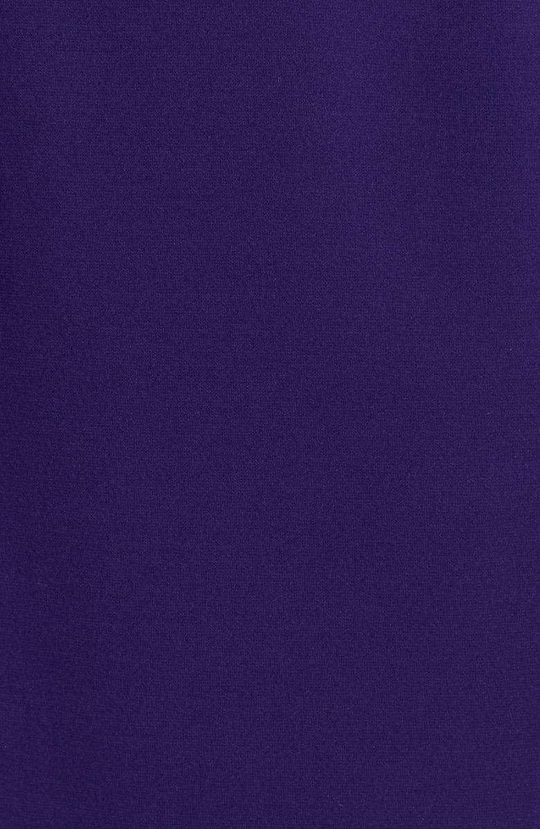 Calvin Klein Belted Ponte Sheath Dress, Alternate, color, 