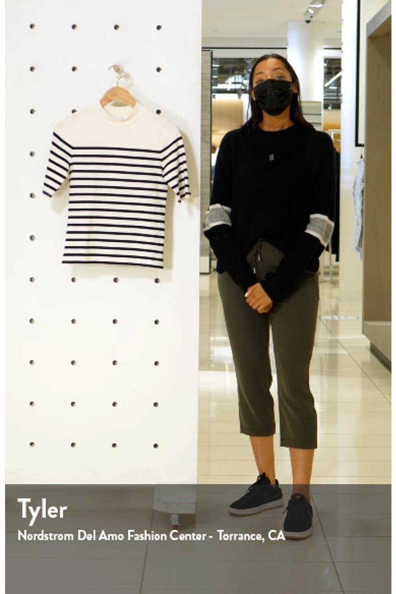 Mariner Stripe Short Sleeve Sweater video