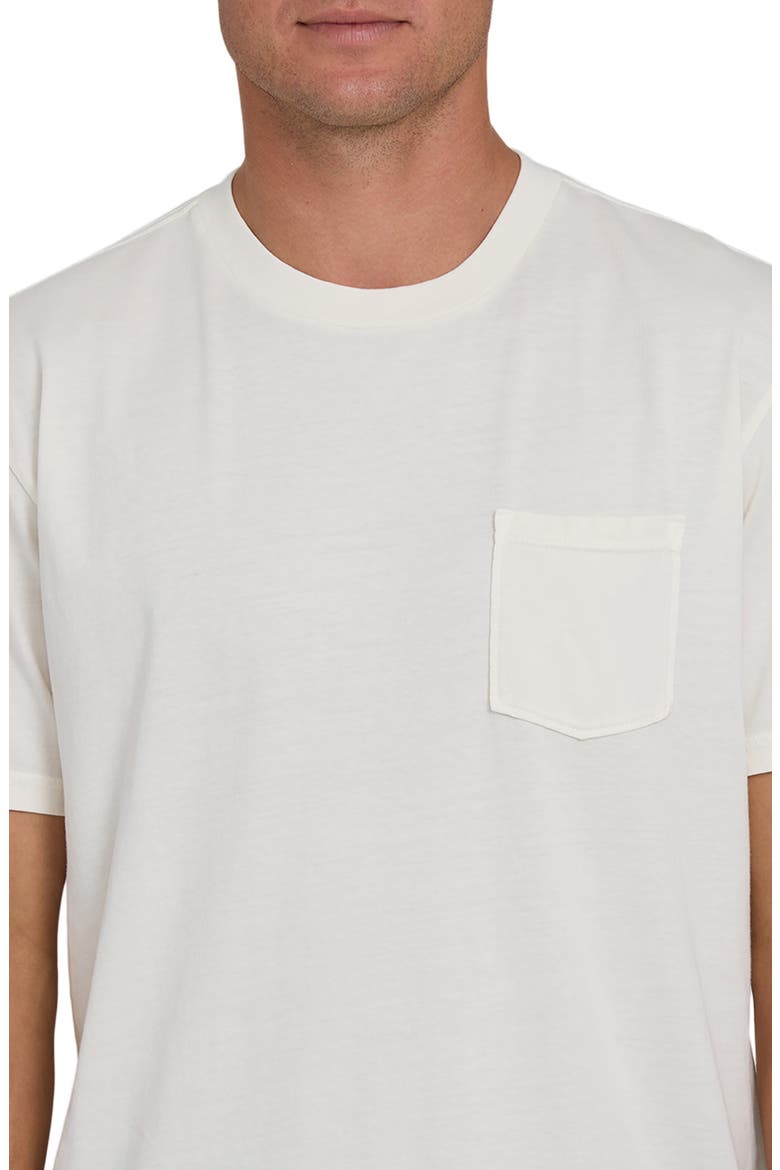 Essential Cotton Pocket T-Shirt, Alternate, color, OFF WHITE