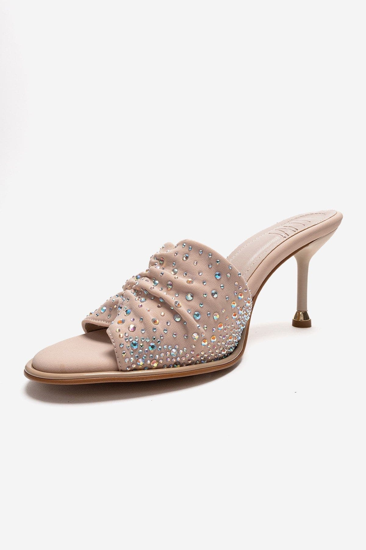 Karina Stiletto Mule, Alternate, color, Beige